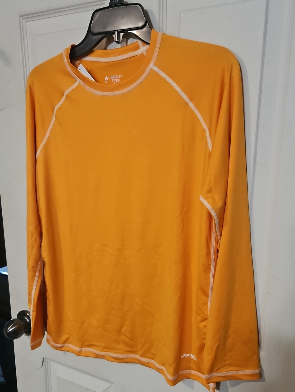 LIBERTY PRO YOUTH RASH GUARD/SWIM SHIRT: NEW WITH TAGS: ORANGE: SIZE XL